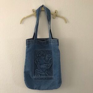 Elvis Presley Denim Tote Bag